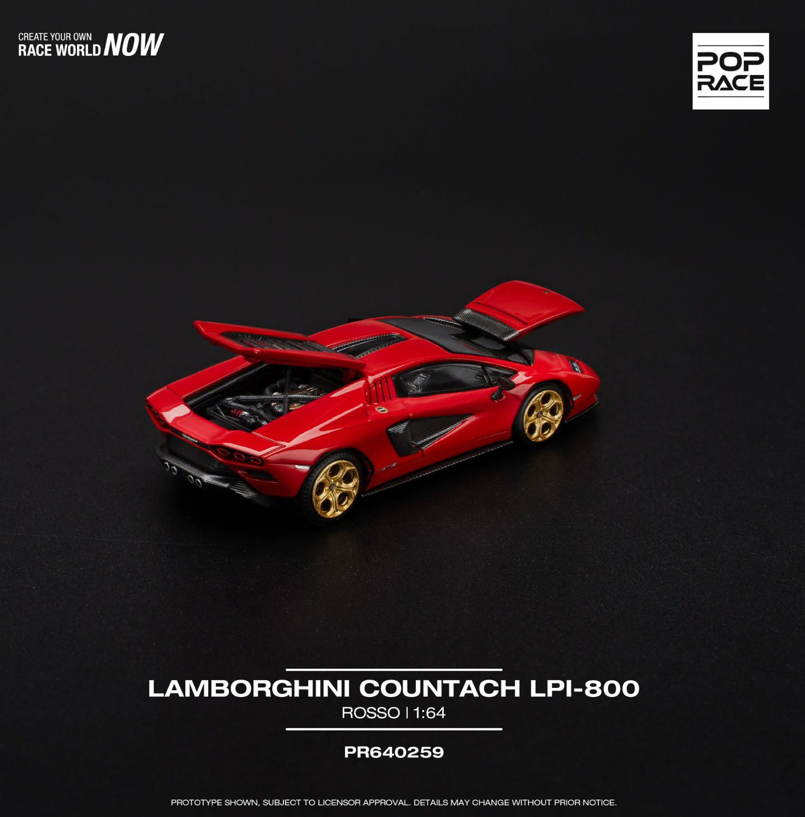 Pop Race Lamborghini Countach LPI 800-4
