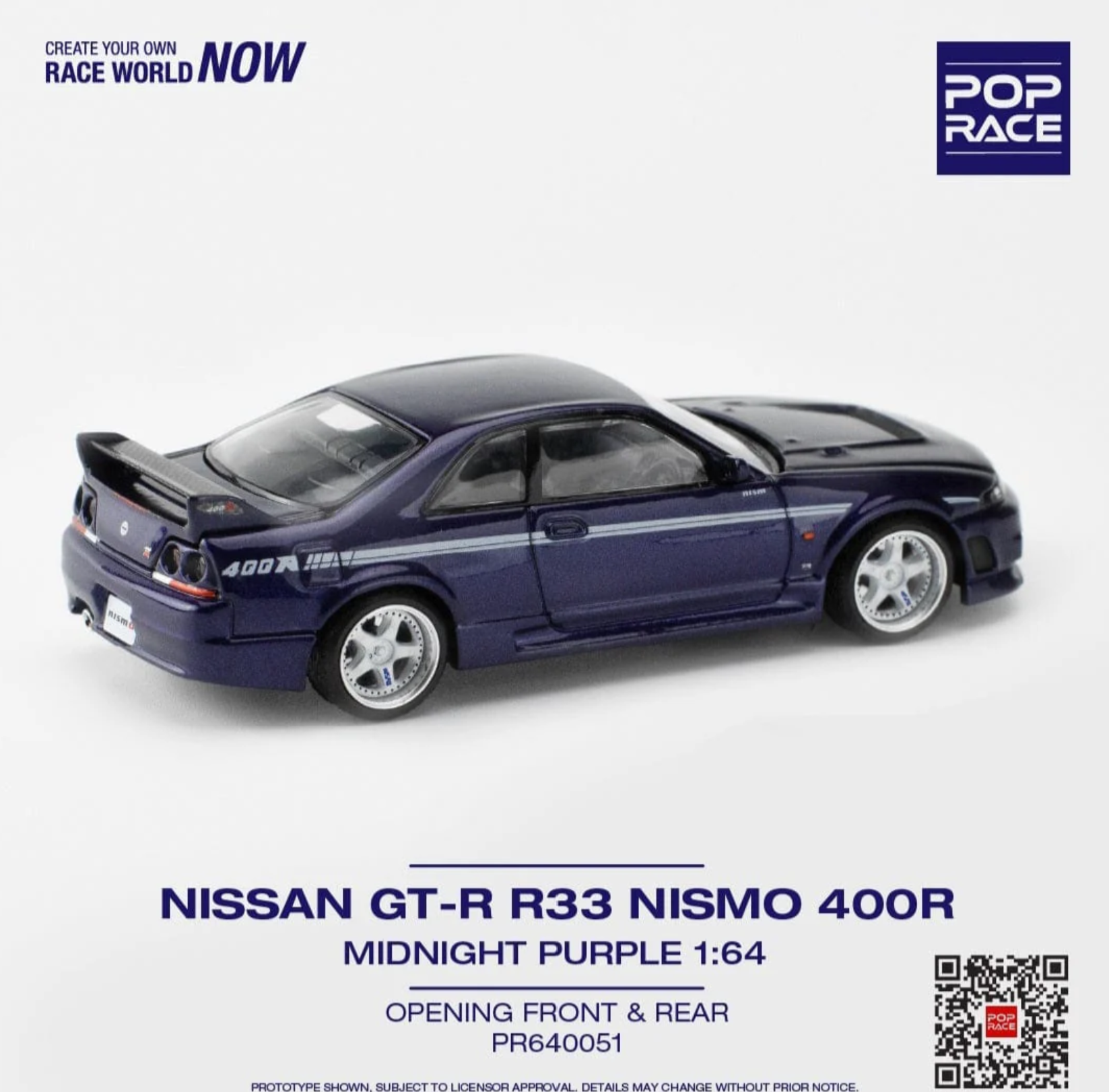 Pop Race Nissan GTR Nismo 400R Midnight Purple