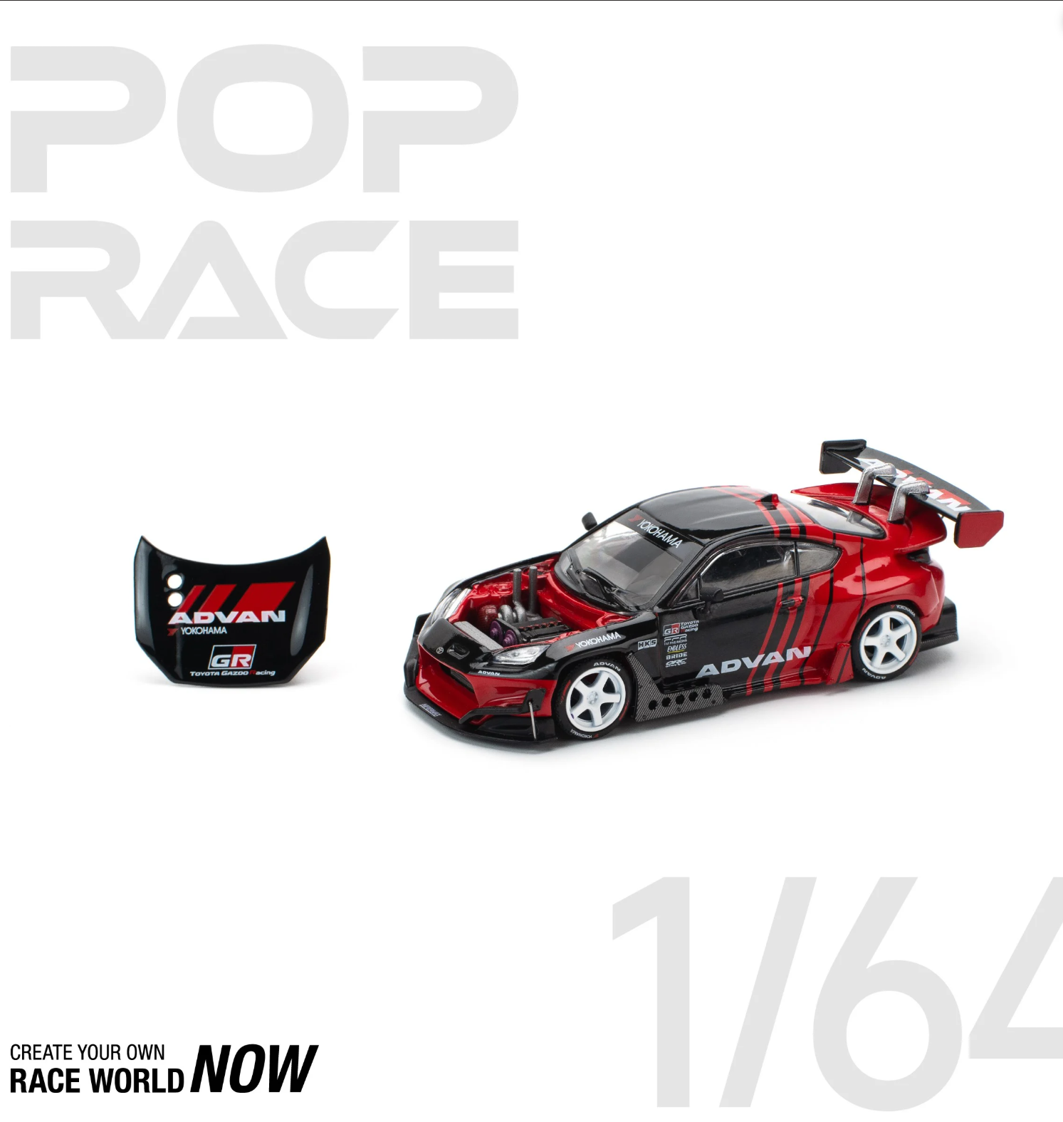 Pop Race Pandem Toyota GR86 Supra Advan