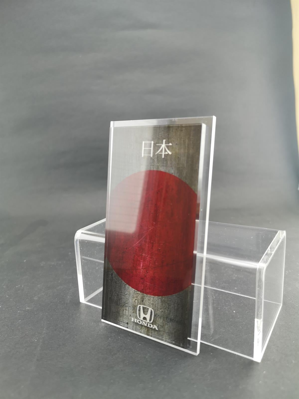 Premium Model Case Honda Logo Japan Flag Dark