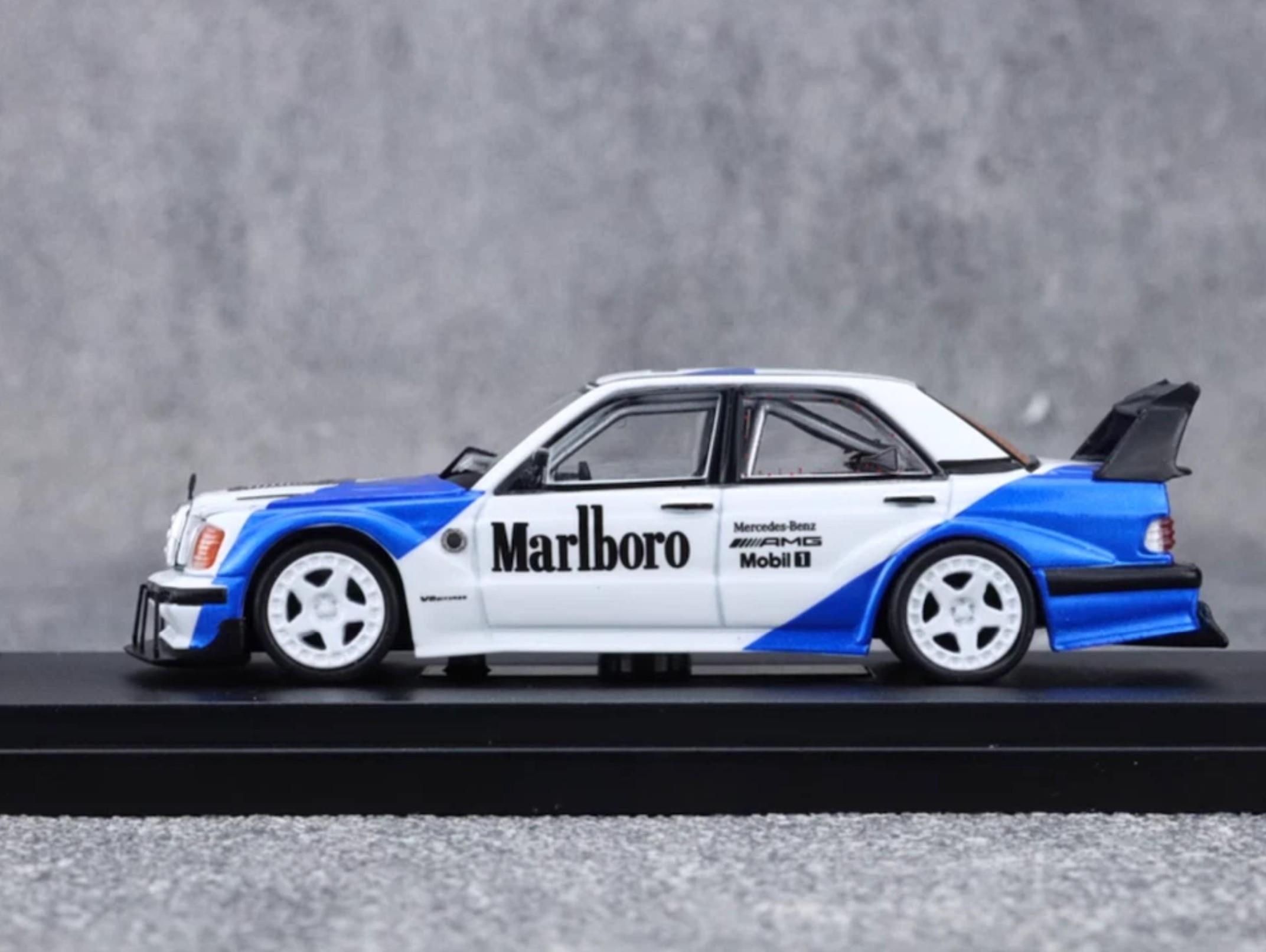 Rhino Model Mercedes Benz 190E w201 Marlboro Blue