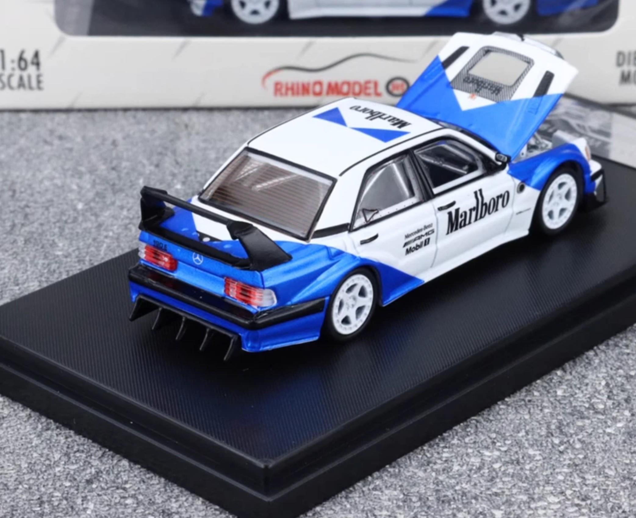 Rhino Model Mercedes Benz 190E w201 Marlboro Blue