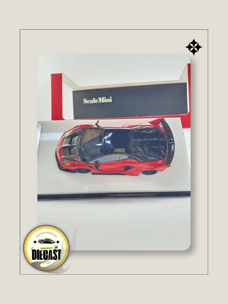 Scale Mini Lamborghini Aventador GT EVO Red Devil
