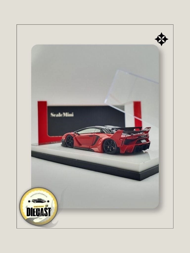 Scale Mini Lamborghini Aventador GT EVO Red Devil