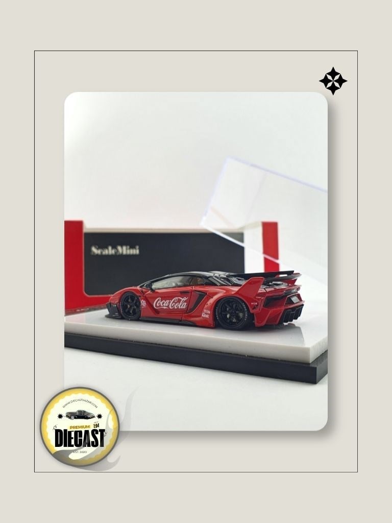 Scale Mini Lamborghini Aventador GT EVO Coca-Cola