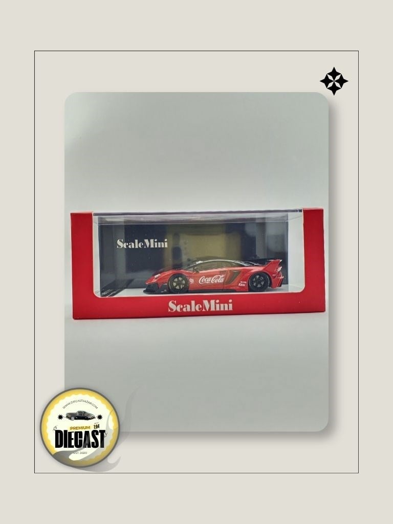 Scale Mini Lamborghini Aventador GT EVO Coca-Cola