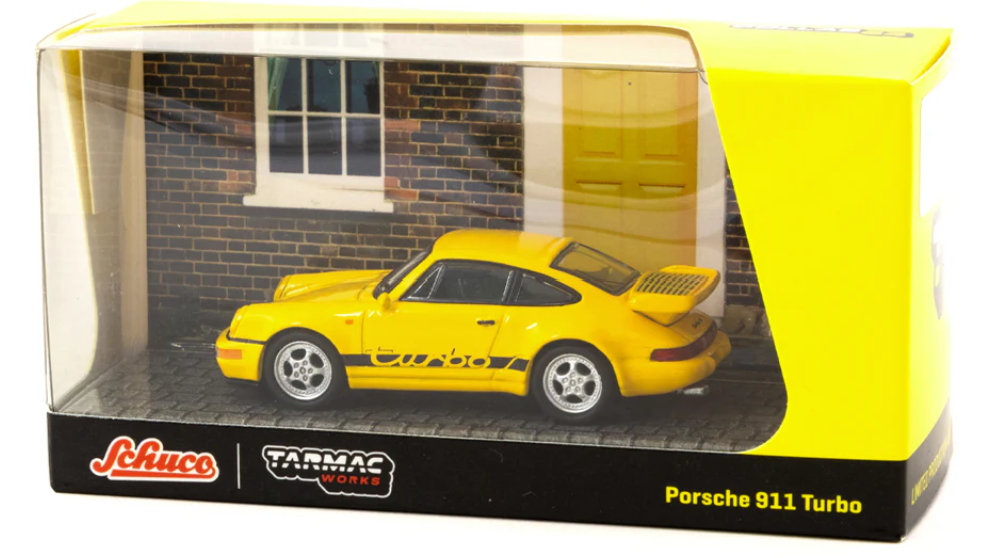 Schuco Tarmac Works Porsche 911 Turbo Yellow