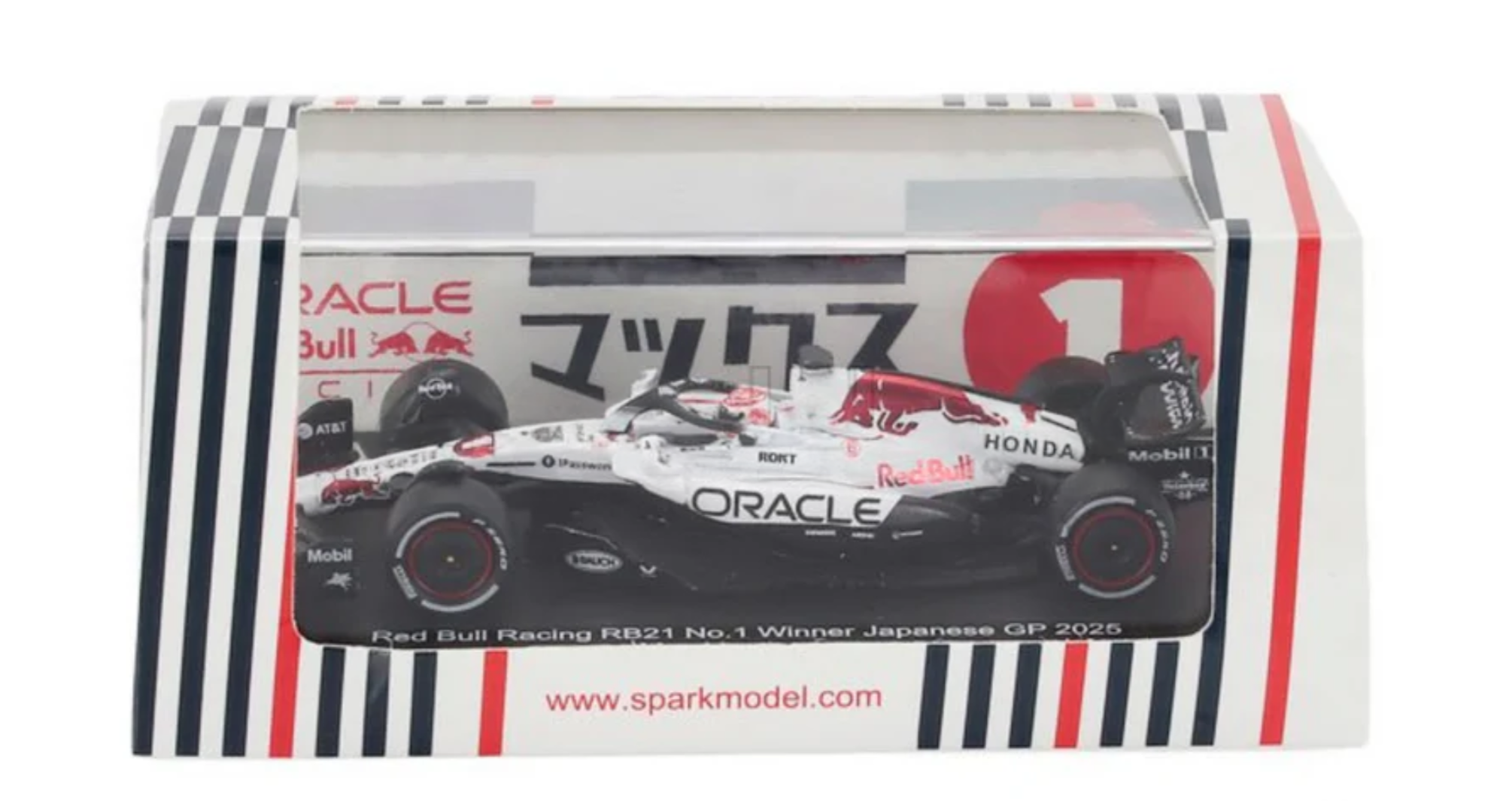 Spark Formula 1 Red Bull Racing RB21 No.1 Winner Japanese GP 2025 Max Verstappen