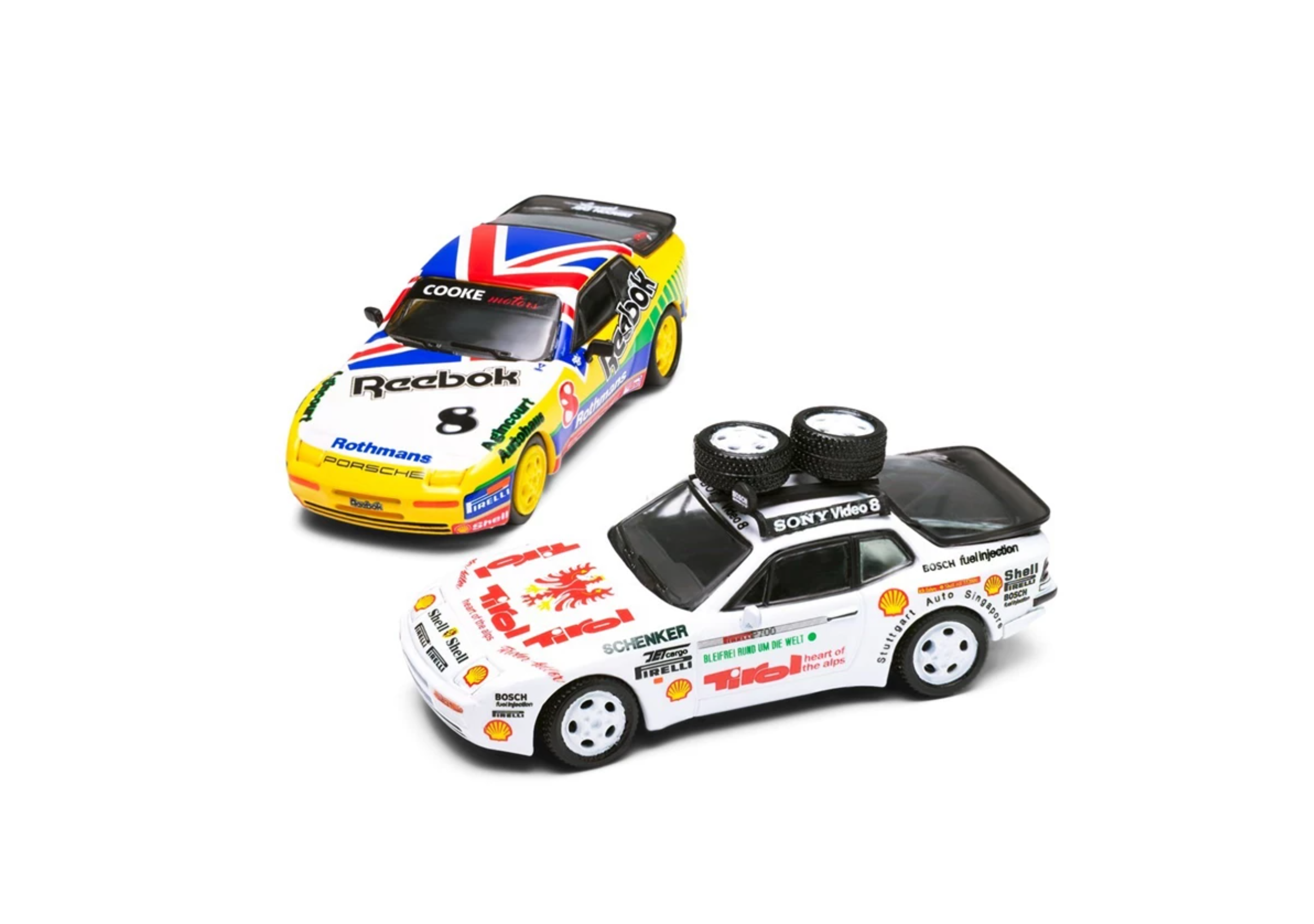 Sparky Posche 944 Turbo #8 1987 & 1986 2li Set