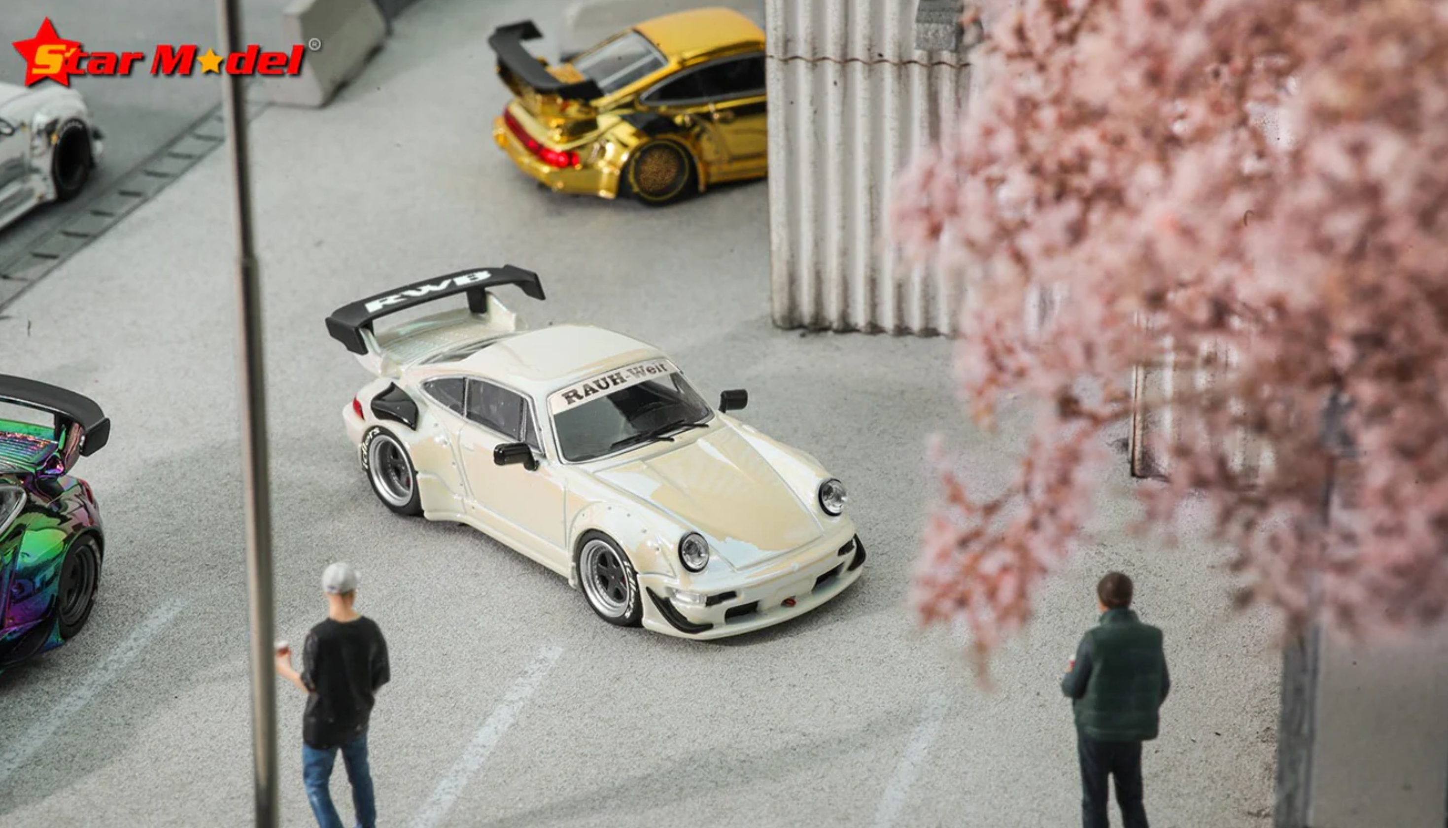 Star Model Porsche RWB 964 Pearl White