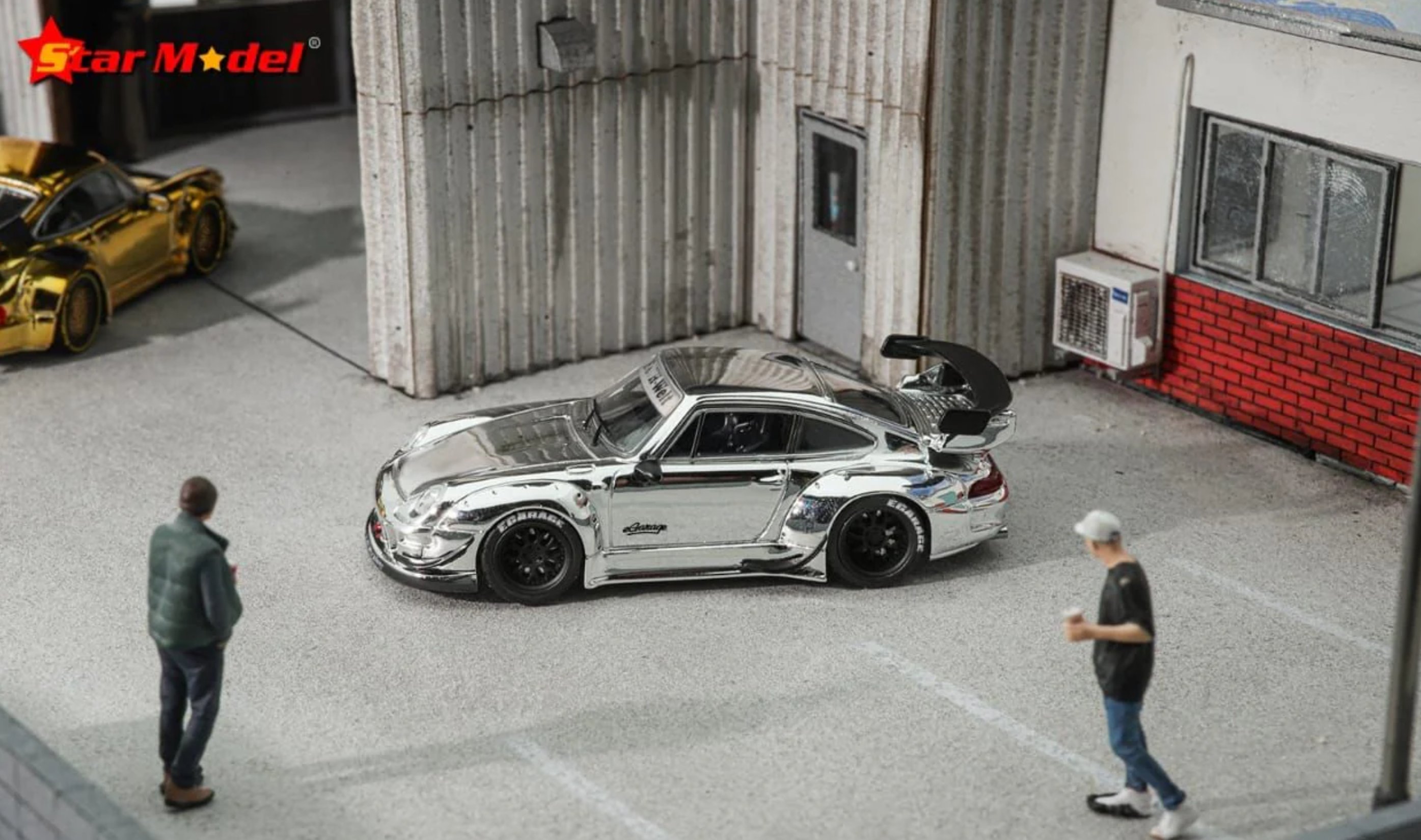 Star Model Porsche RWB 993 Silver