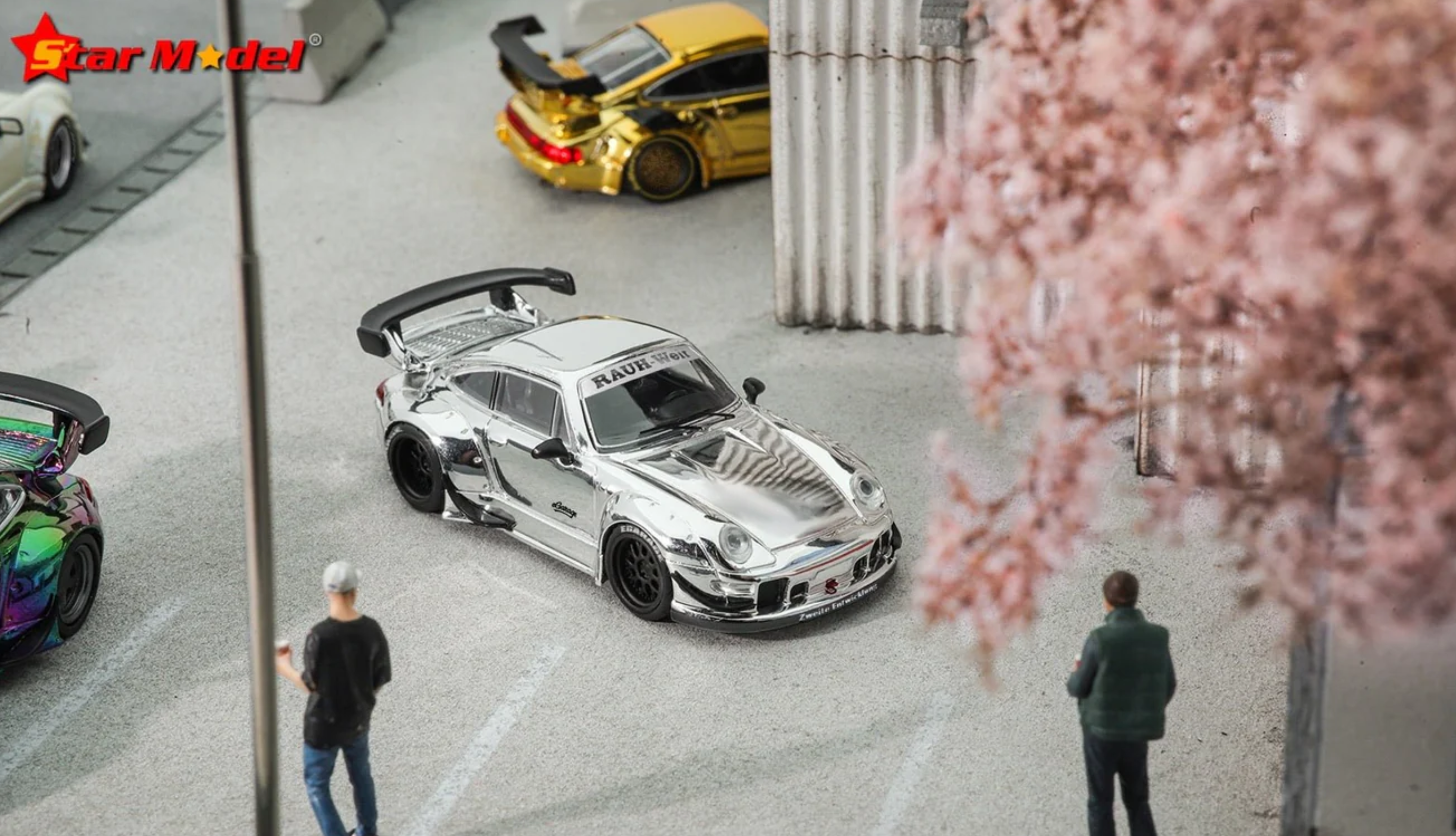 Star Model Porsche RWB 993 Silver