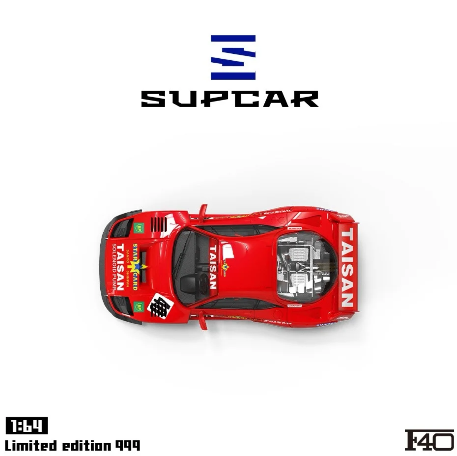 SupCar Ferrari F40 Taisan - Advan Decal Red