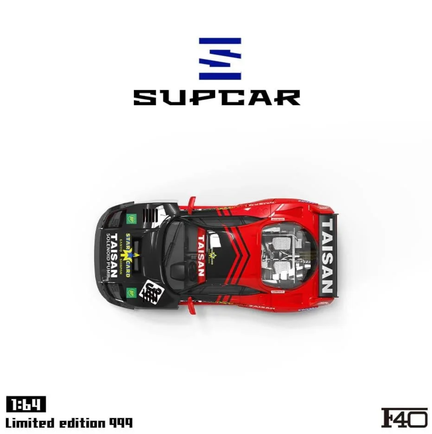 SupCar Ferrari F40 Taisan - Advan Decal Black