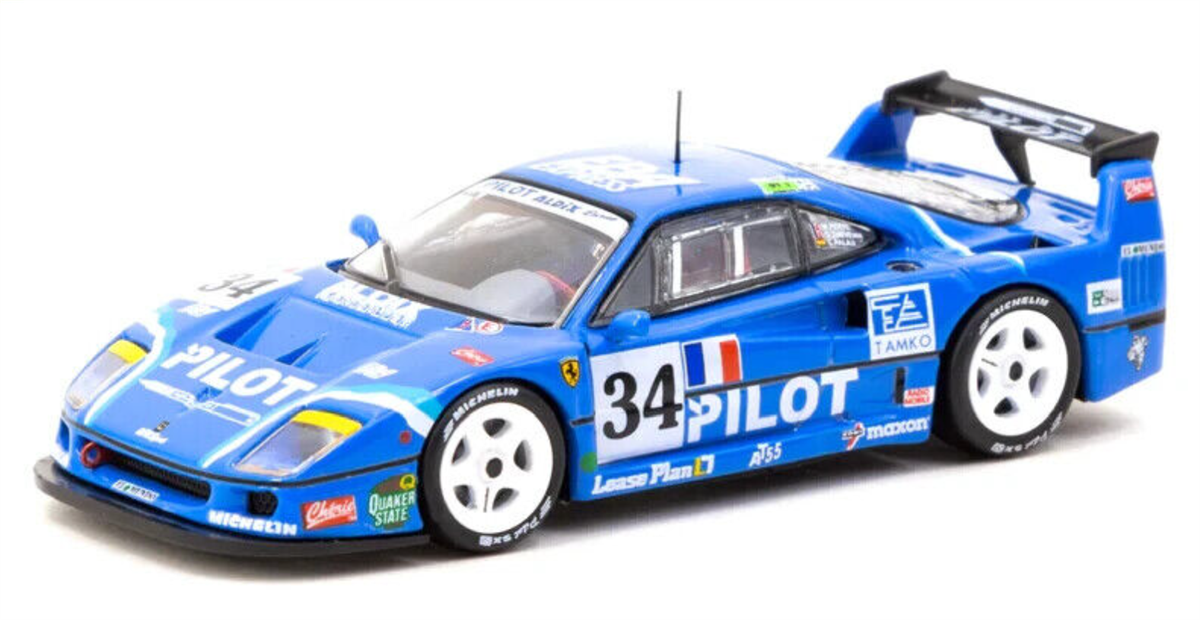 Tarmac Works Ferrari F40 LM 24h of Le Mans 1995 M. Ferte O. Thevenin C. Palau