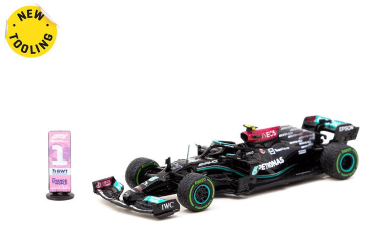 Tarmac Works Mercedes AMG F1 W12 E Performance Turkish Grand Prix 2021 Winner Valtteri Bottas