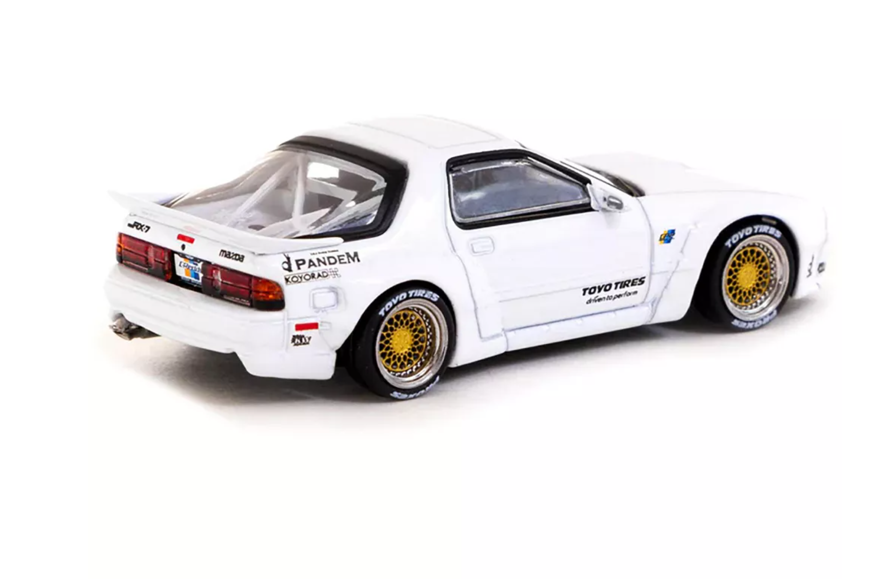 Tarmac Works Pandem Mazda RX-7 FC3S White