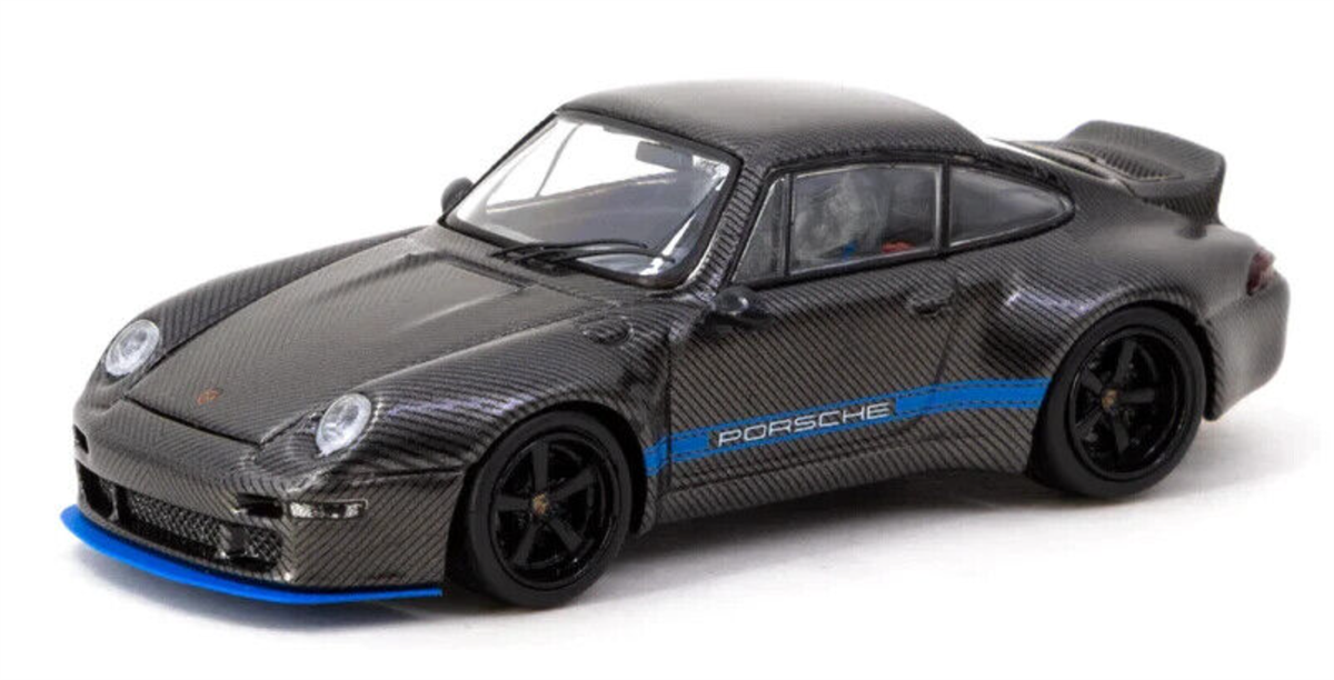 Tarmac Works Porsche 993 Remastered By Gunther Werks Black Carbon Fiber