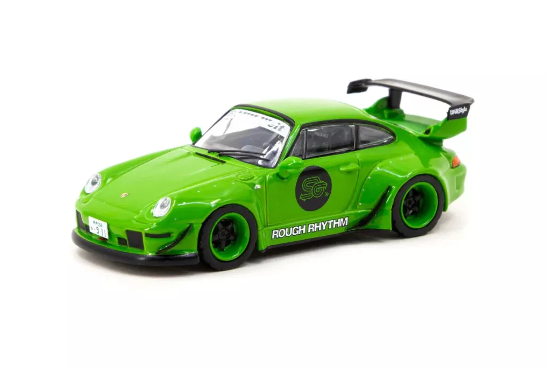 Tarmac Works Porsche RWB 993 Rough Rhythm Fuel Fest Student Driver Edition