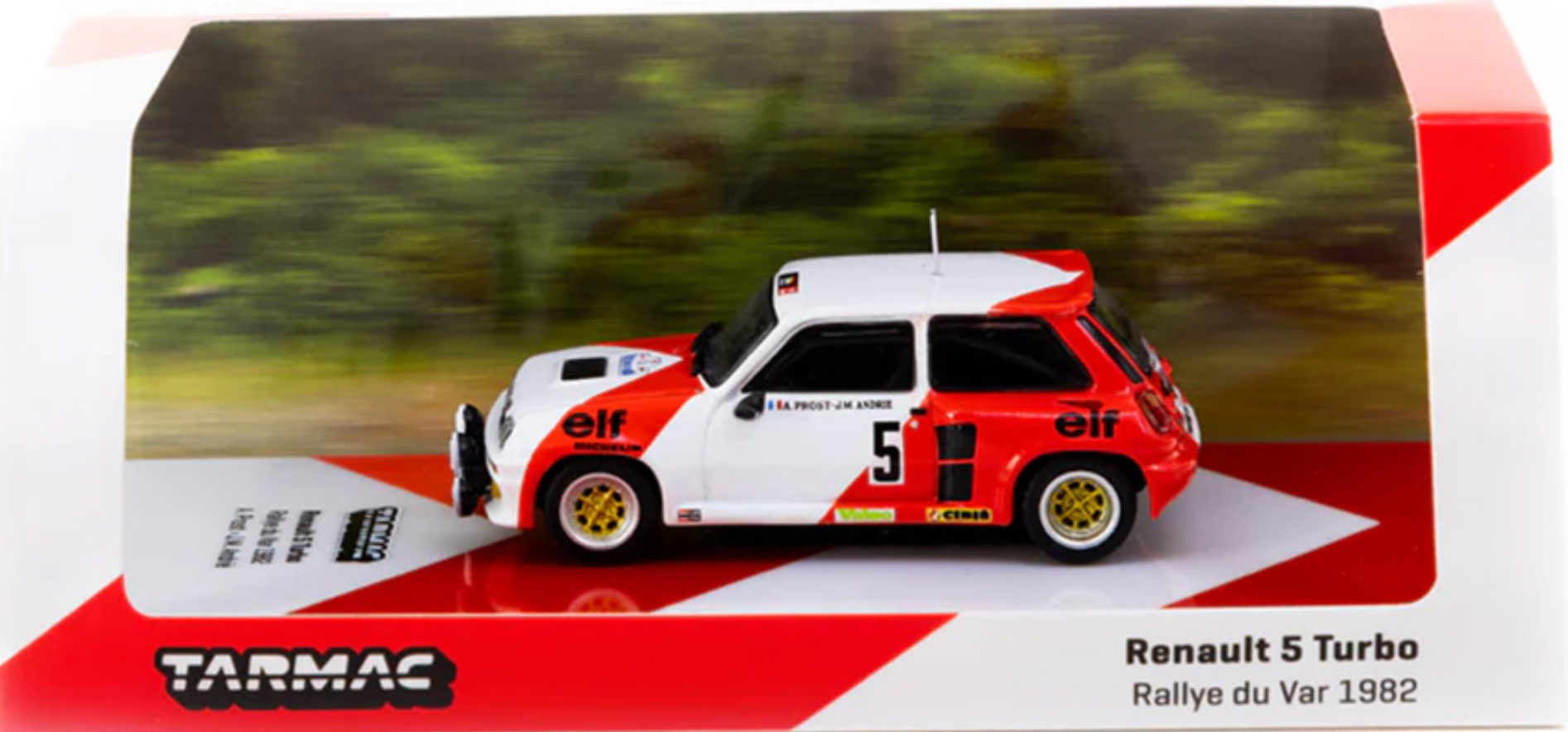 Tarmac Works Renault 5 Turbo Rallye du Var 1982 A.Prost J.M. Andrie