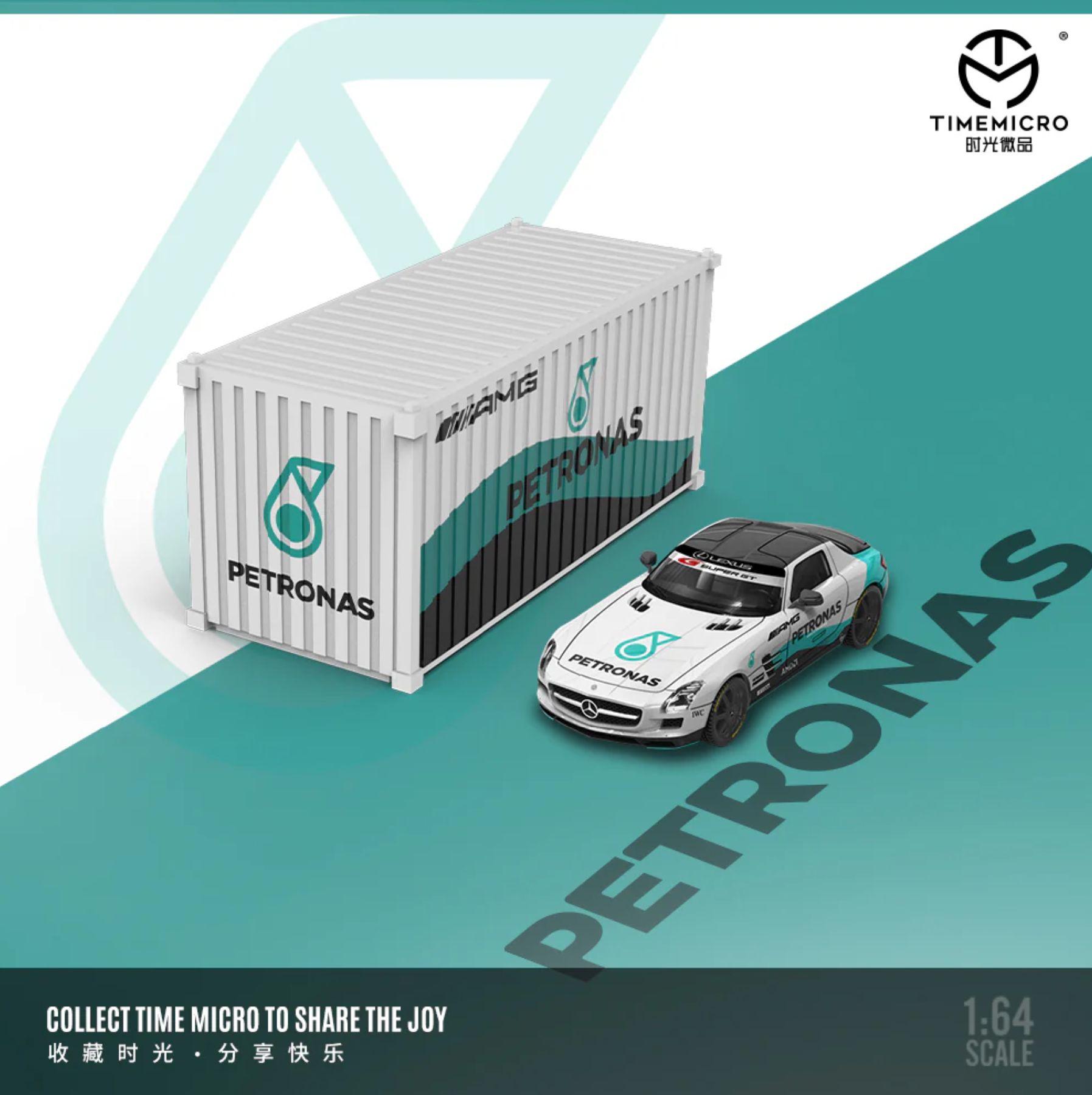 Time Micro Mercedes SLS Petronas Konteynerli