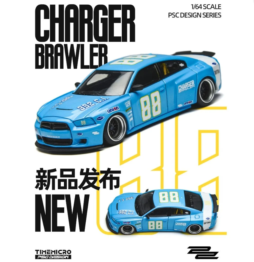 Time Micro  PSC Design Dodge Charger Brawler 88 Daytona