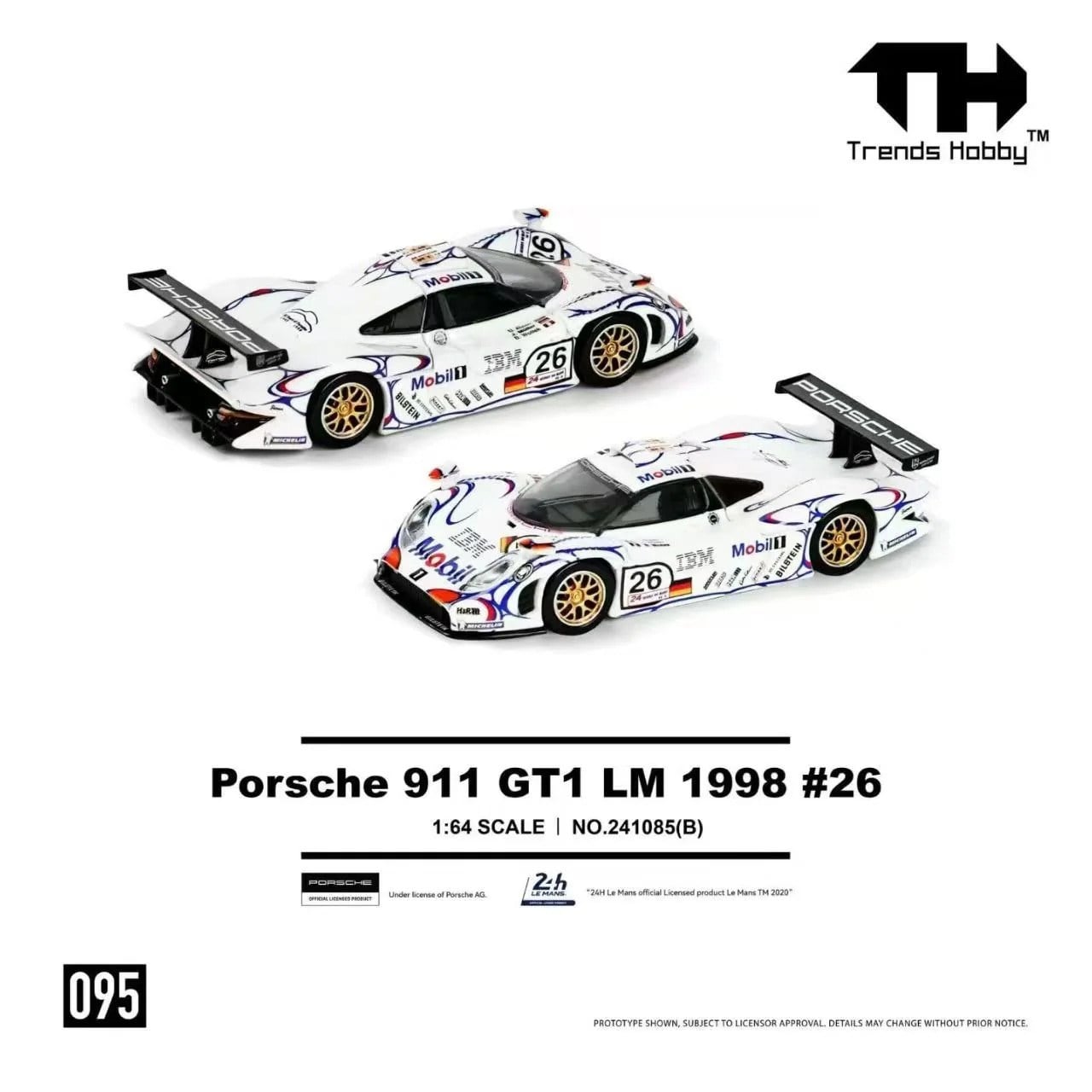 Trends Hobby Porsche 911 GT1 LM 1998 TH-#095