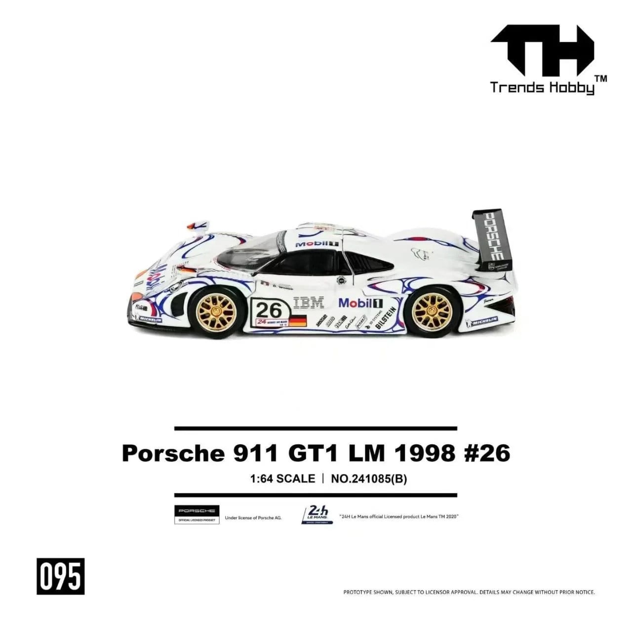 Trends Hobby Porsche 911 GT1 LM 1998 TH-#095