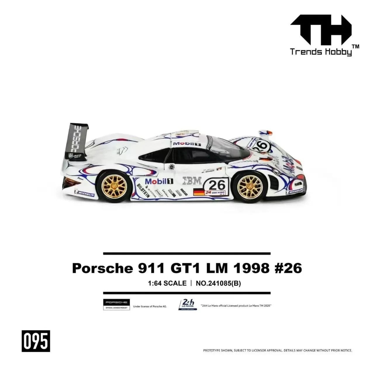 Trends Hobby Porsche 911 GT1 LM 1998 TH-#095