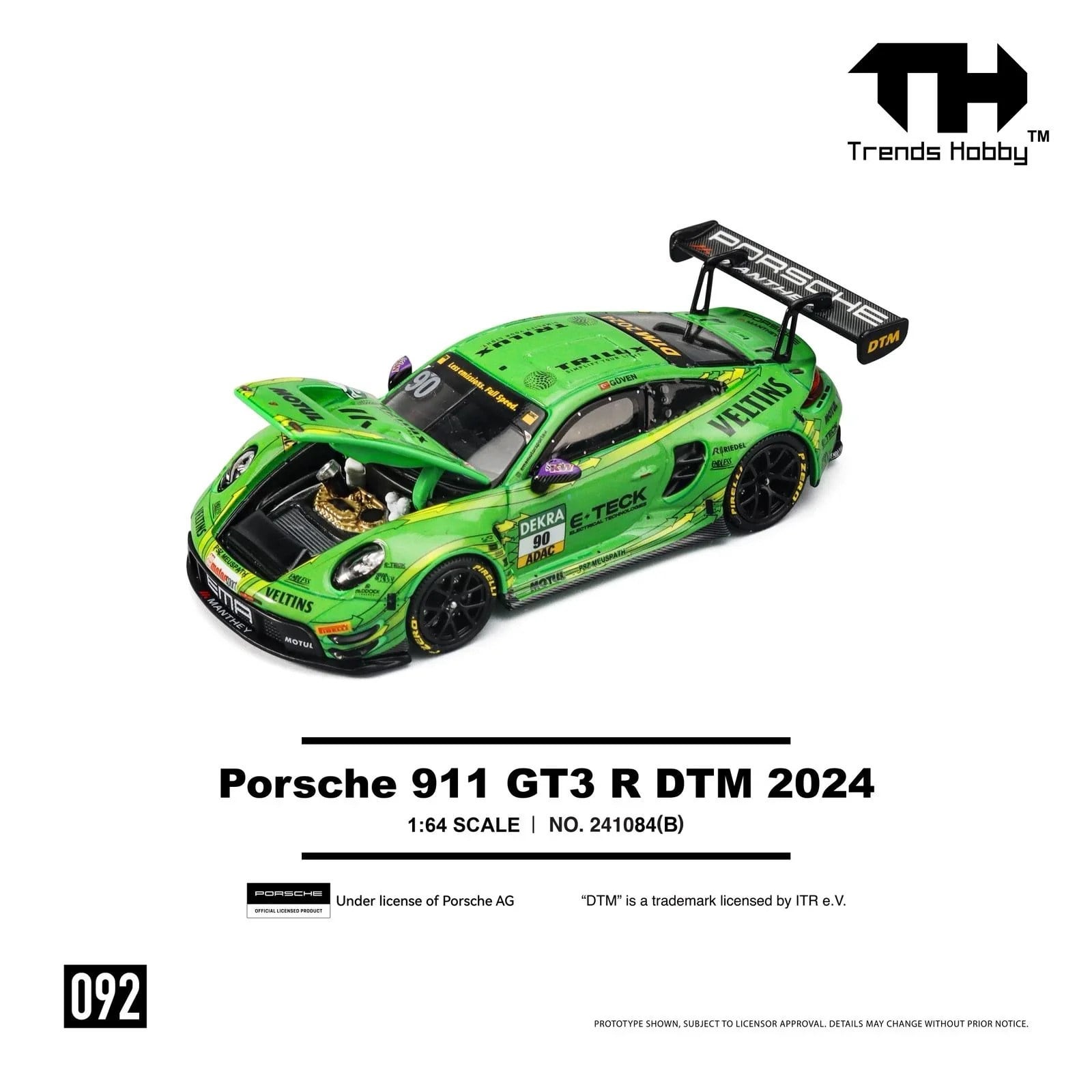 Trends Hobby Porsche 911 GT3 R Ayhancan Güven TH-#092