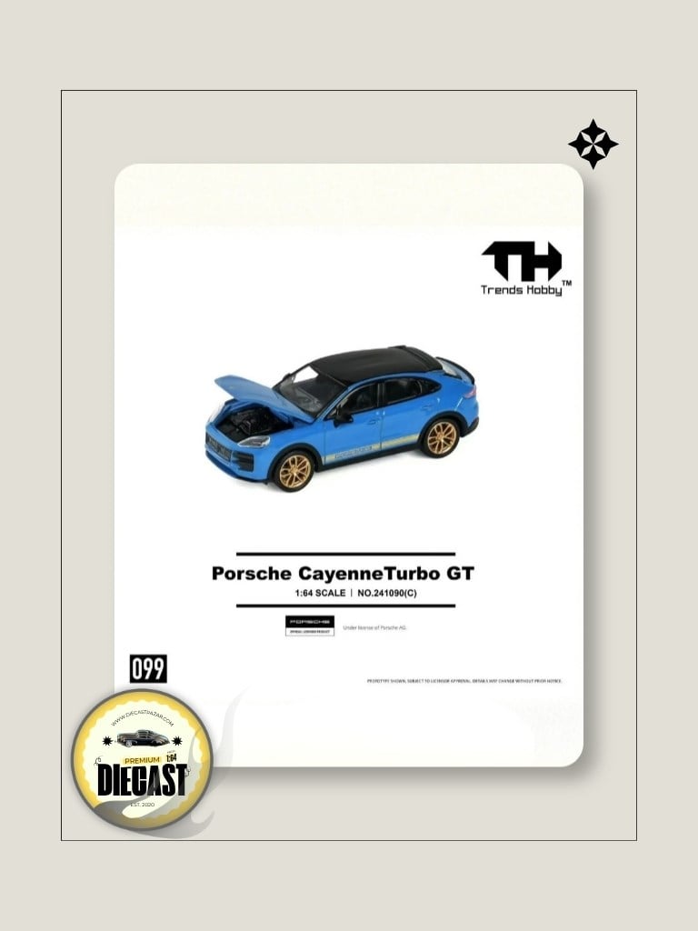 Trends Hobby Porsche Cayenne Turbo GT Blue th-#099