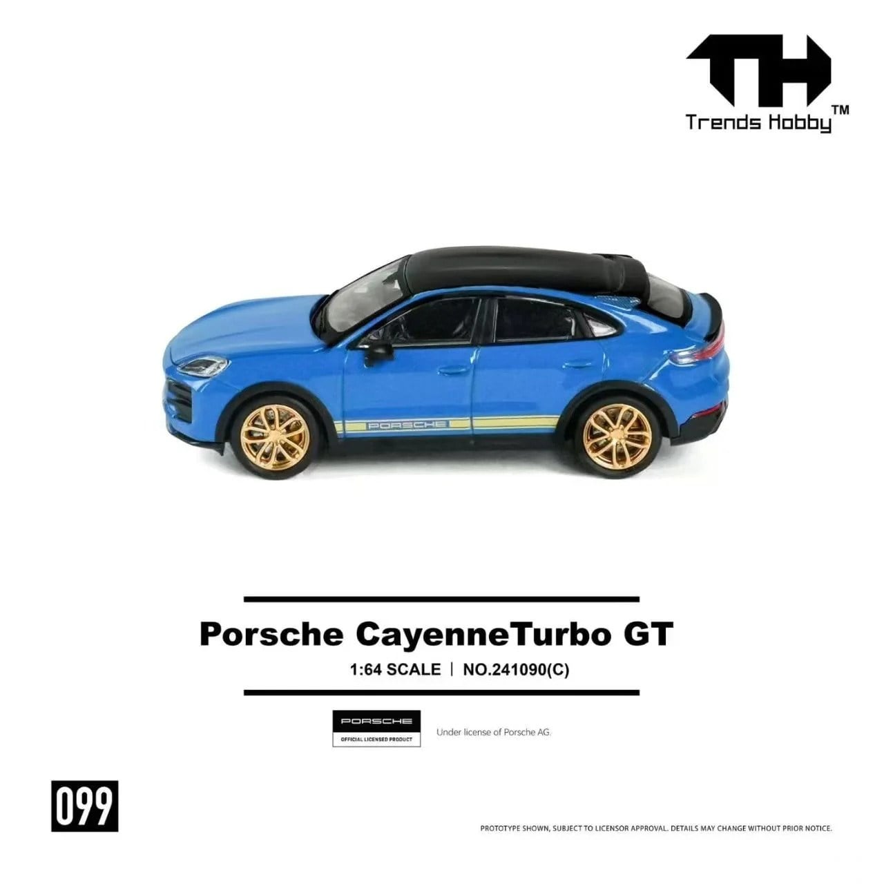 Trends Hobby Porsche Cayenne Turbo GT Blue th-#099