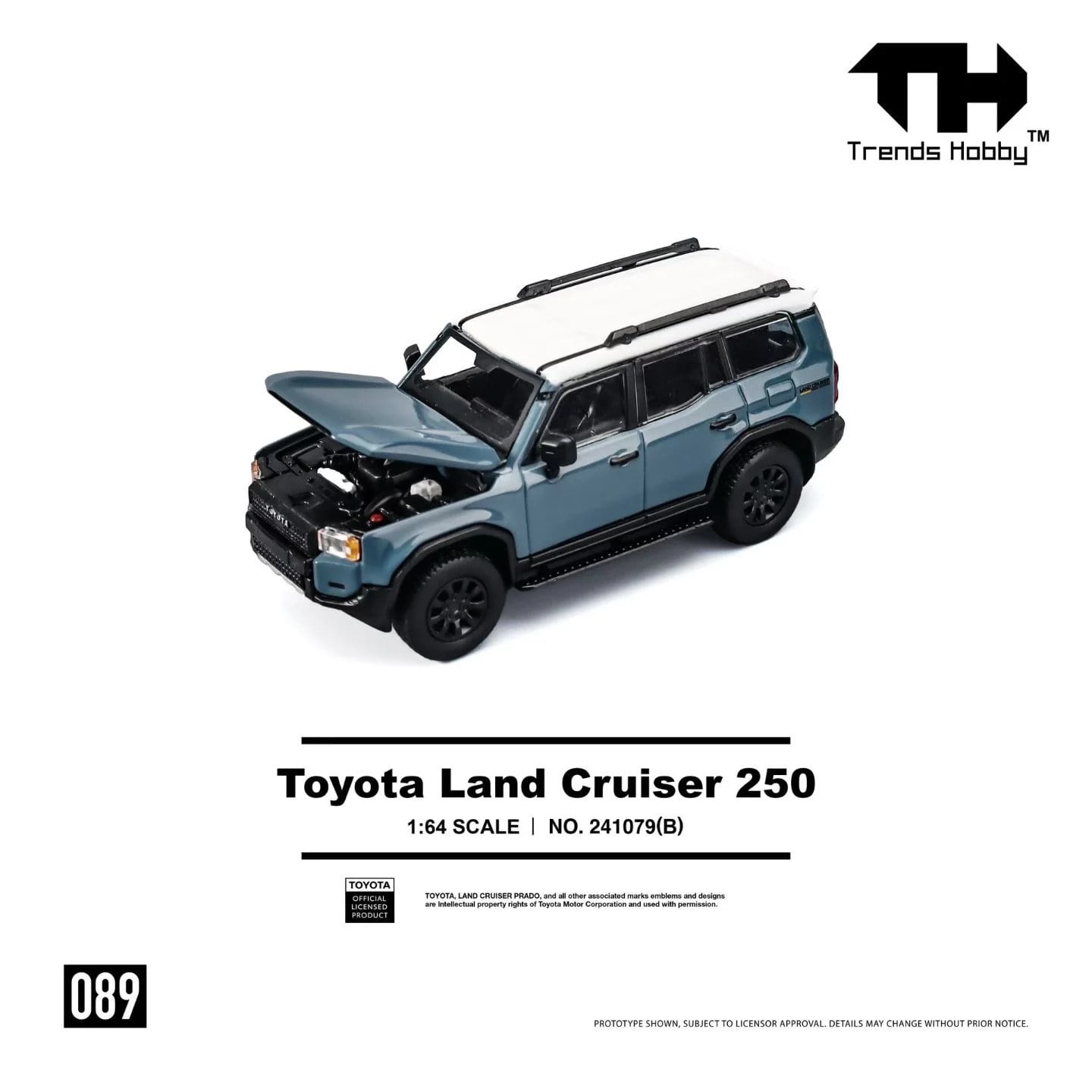 Trends Hobby Toyota Land Cruiser 250 Blue th-#089