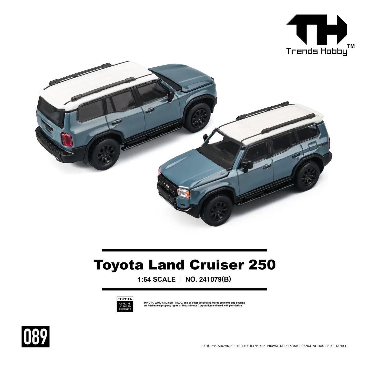 Trends Hobby Toyota Land Cruiser 250 Blue th-#089