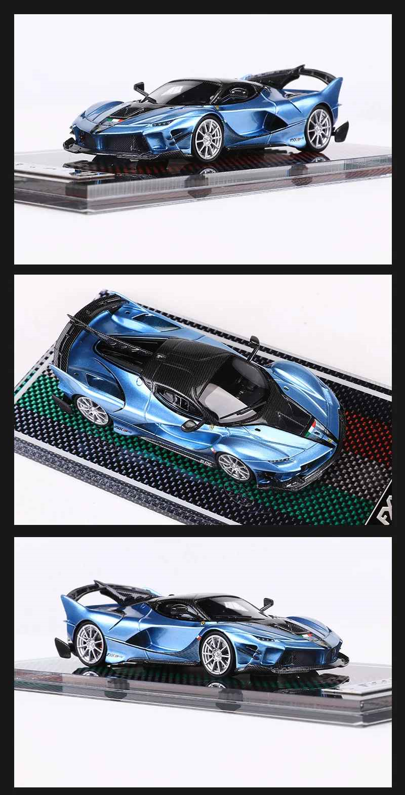 U2 Ferrari FXX K EVO Ice Blue