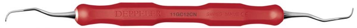 ASİDENTDEPPELER11GC12CN11GC12 GRACEY CURETTE CLEANEXT RED