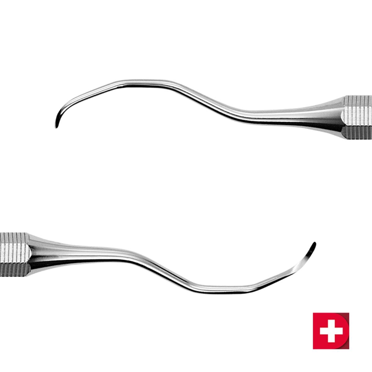 ASİDENTDEPPELER11PM12CN11PM12 MİNİ-PROFİL GRACEY CURETTE CLEANEXT RED