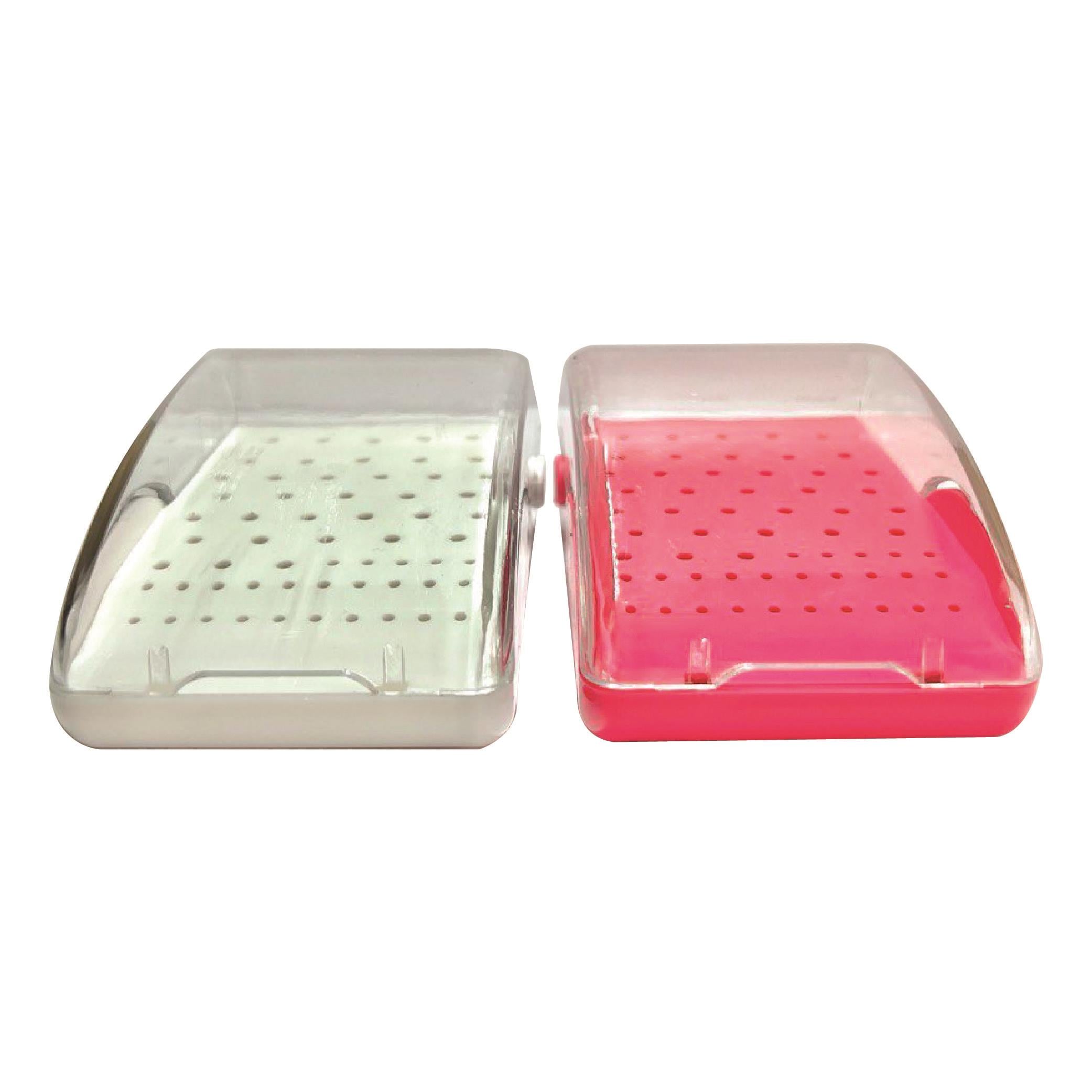 ASİDENTDOCHEM1A6693-PPLASTİK FREZ KUTUSU (25 AİR.+35 ANG.)(90*60*35 mm)
