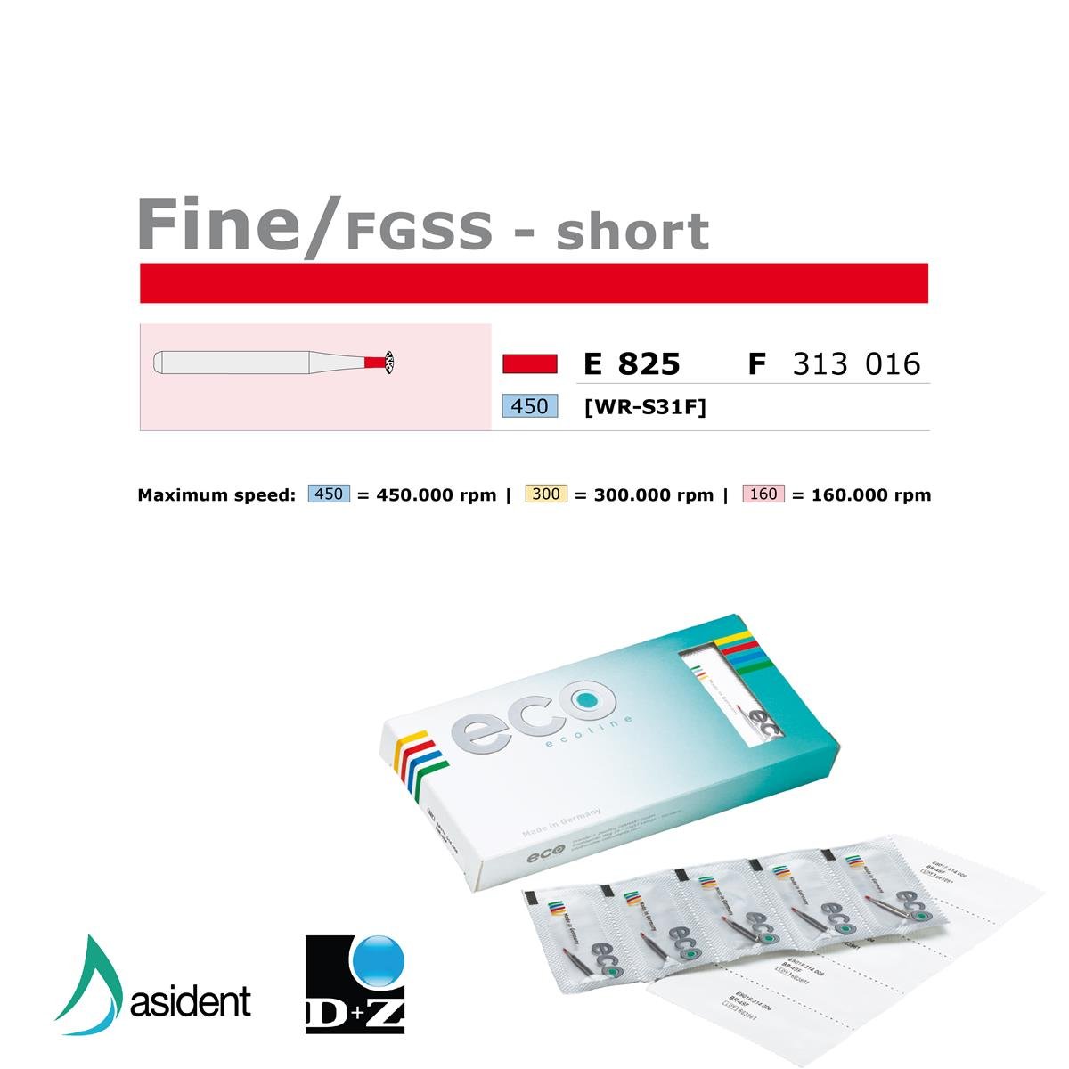 ASİDENTD+Z ECOLİNEE825F.313.016 E825
