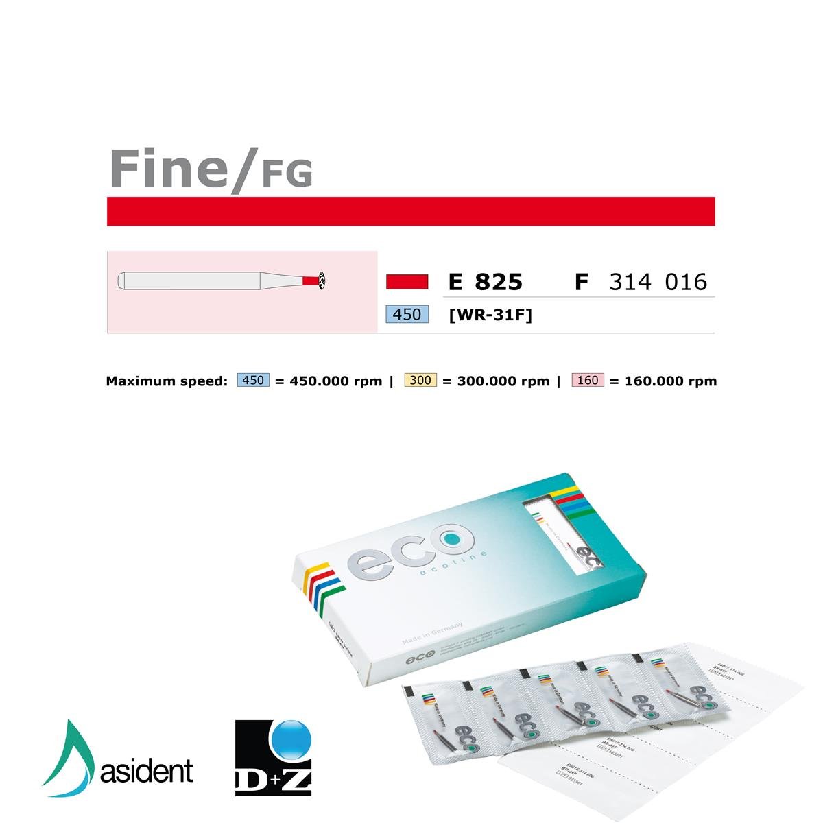 ASİDENTD+Z ECOLİNEE825F.314.016 E825