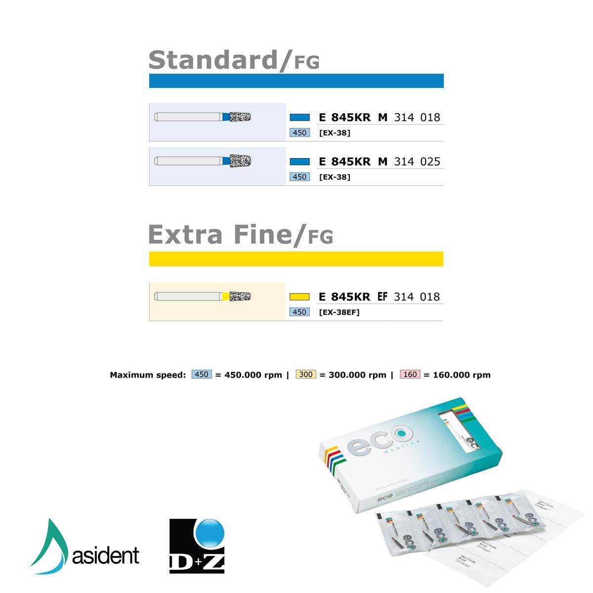 ASİDENTD+Z ECOLİNEE845KREF.314.018 E845