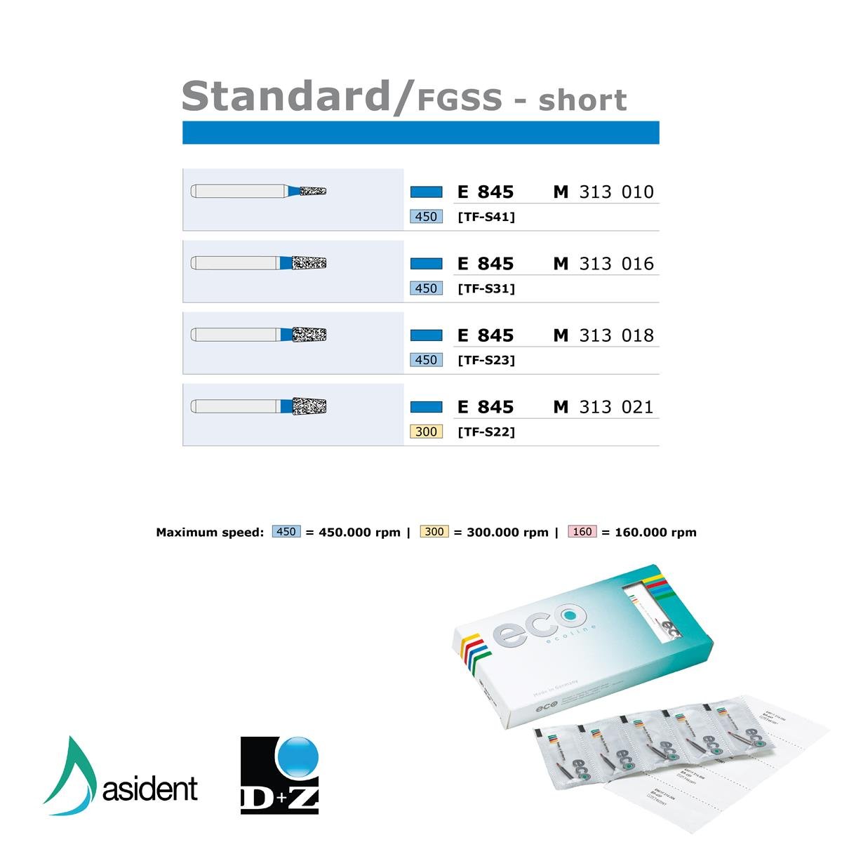 ASİDENTD+Z ECOLİNEE845M.313.010 E845