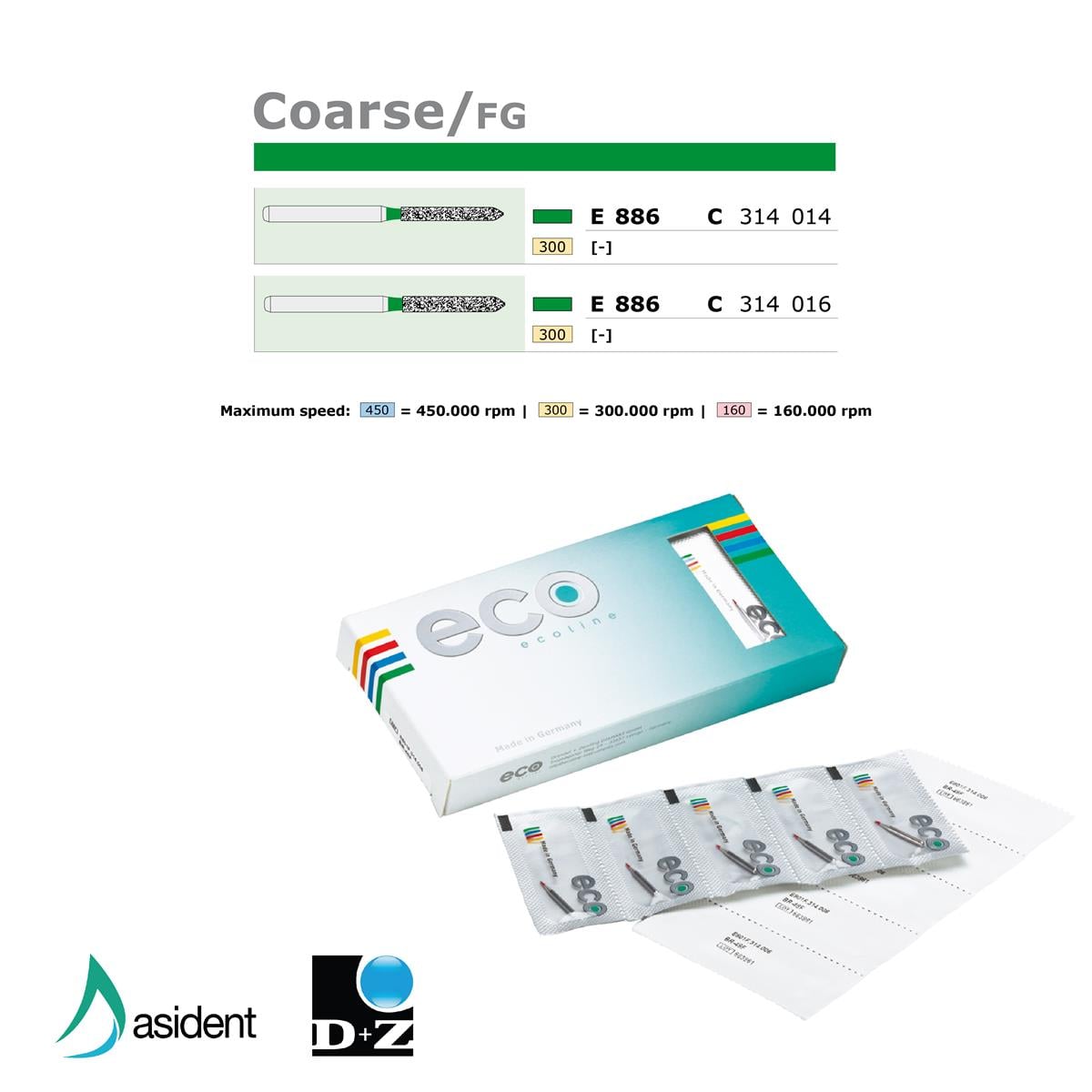 ASİDENTD+Z ECOLİNEE886C.314.014 E886
