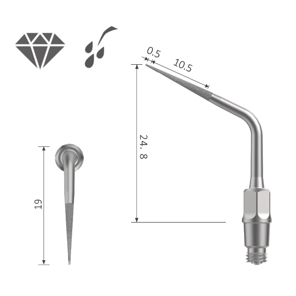 ASİDENTXPEDENTK70AXPEDENT KAVİTRON UCU ELMAS KAPLI ENDO İÇİN (K70A) KAVO SONICflex quick 2008 UYUMLU