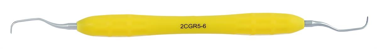 ASİDENTOSUNG(2CGR5-6)(2CGR5-6) Gracey Curette Stansard DÜZ SİLİKON SAPLI