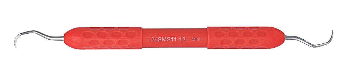 ASİDENTOSUNG(2LSMS11-12)(2LSMS11-12) Micro Sickle Scaler DÜZ SİLİKON SAPLI