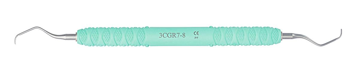 ASİDENTOSUNG(3CGR7-8)(3CGR7-8) Gracey Curette Standard TIRTIKLI SİLİKON SAPLI