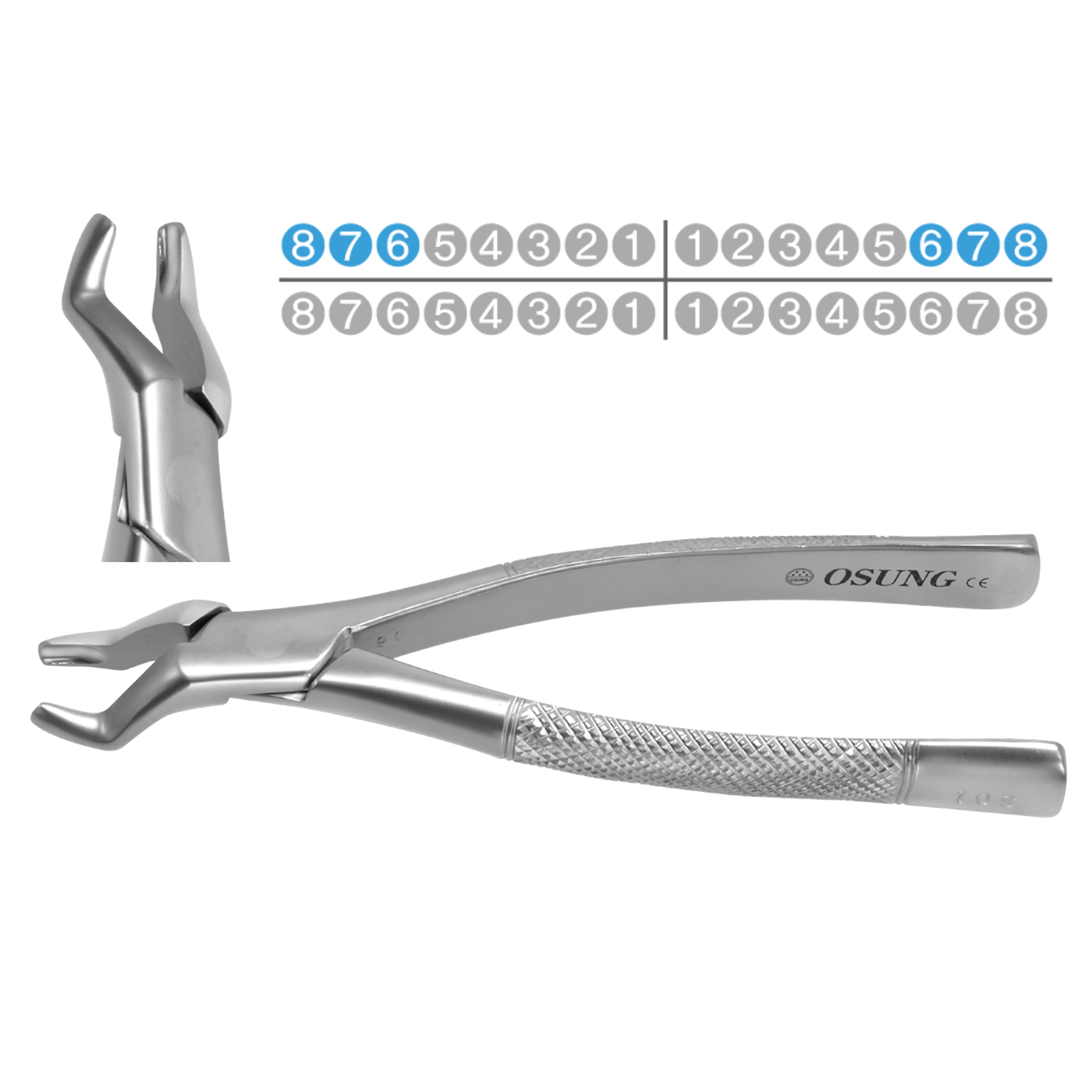ASİDENTOSUNG(FX10S)(FX10S) Extraction Forcep DAVYE YETİŞKİN AMERİKAN TİP