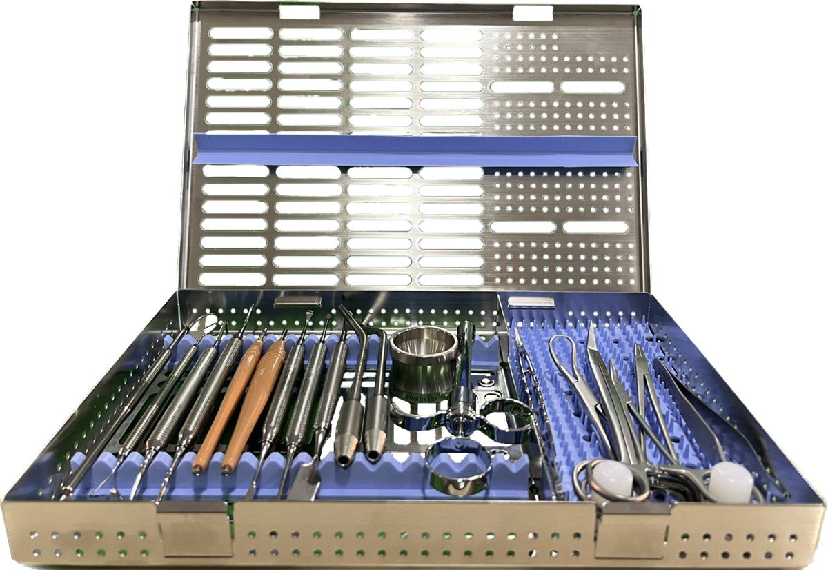 ASİDENTOSUNG(Implant basic kit)(Implant basic kit) Implant basic kit KASETLİ CERRAHİ ALET SETİ  OSN-001