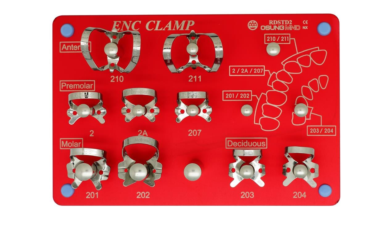 ASİDENTOSUNG(RDCSET)(RDCSET) RUBBER DAM CLEMP SET STANDLI